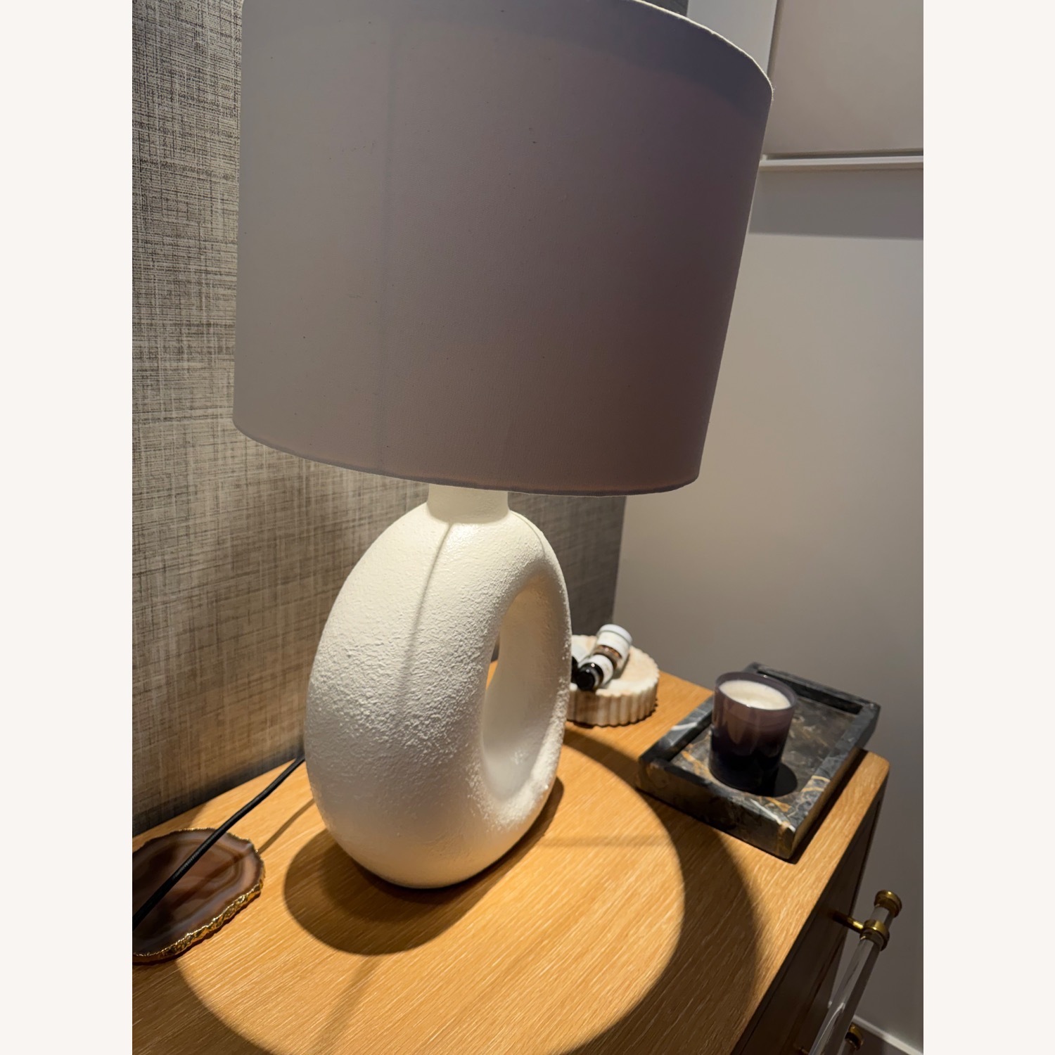 CB2 Algarve White Ceramic Table Lamps - image-3