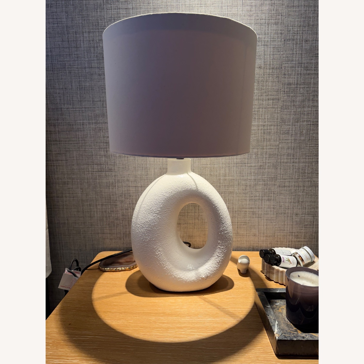CB2 Algarve White Ceramic Table Lamps - image-2
