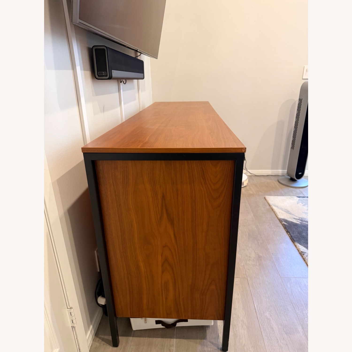 Crate & Barrel James Light Brown Wood Dresser - image-3