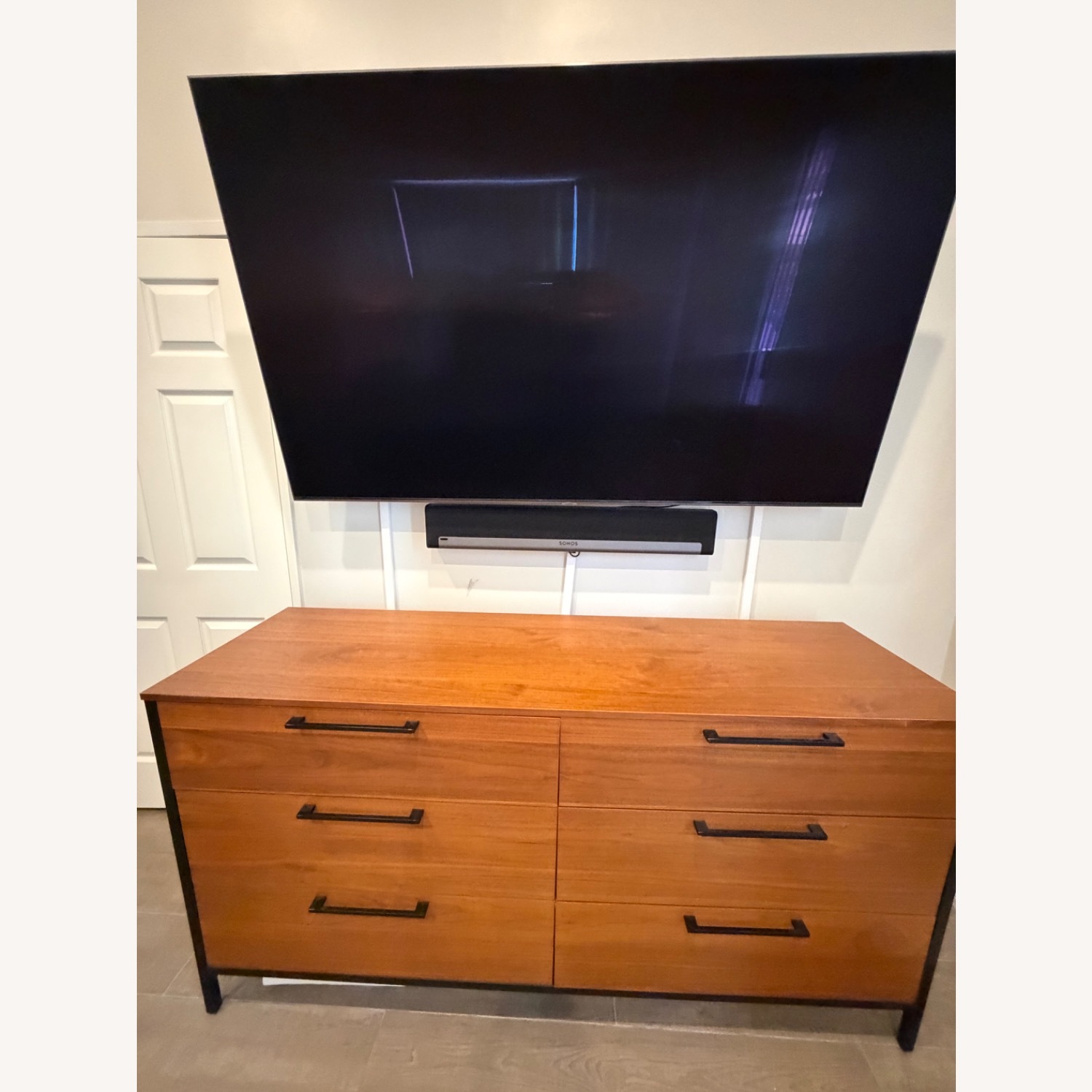 Crate & Barrel James Light Brown Wood Dresser - image-2