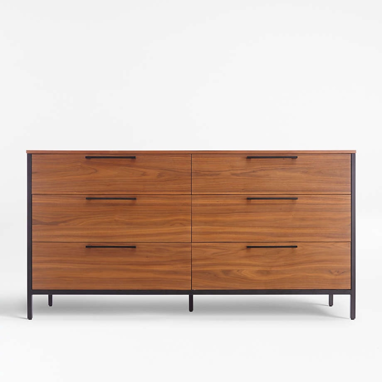 Crate & Barrel James Light Brown Wood Dresser - image-5