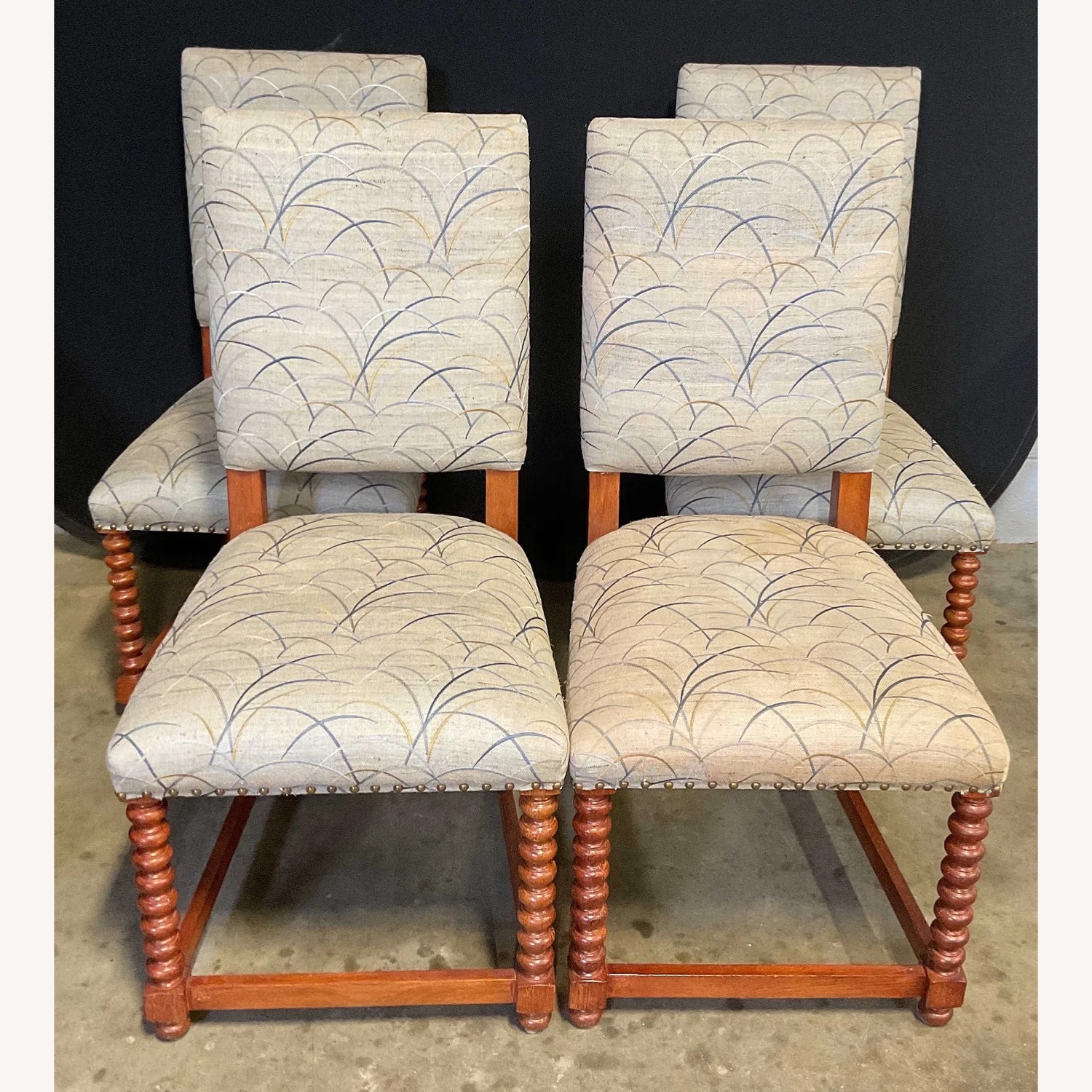 Dining Chairs - Century with Barley Twist Legs S/4 - image-1