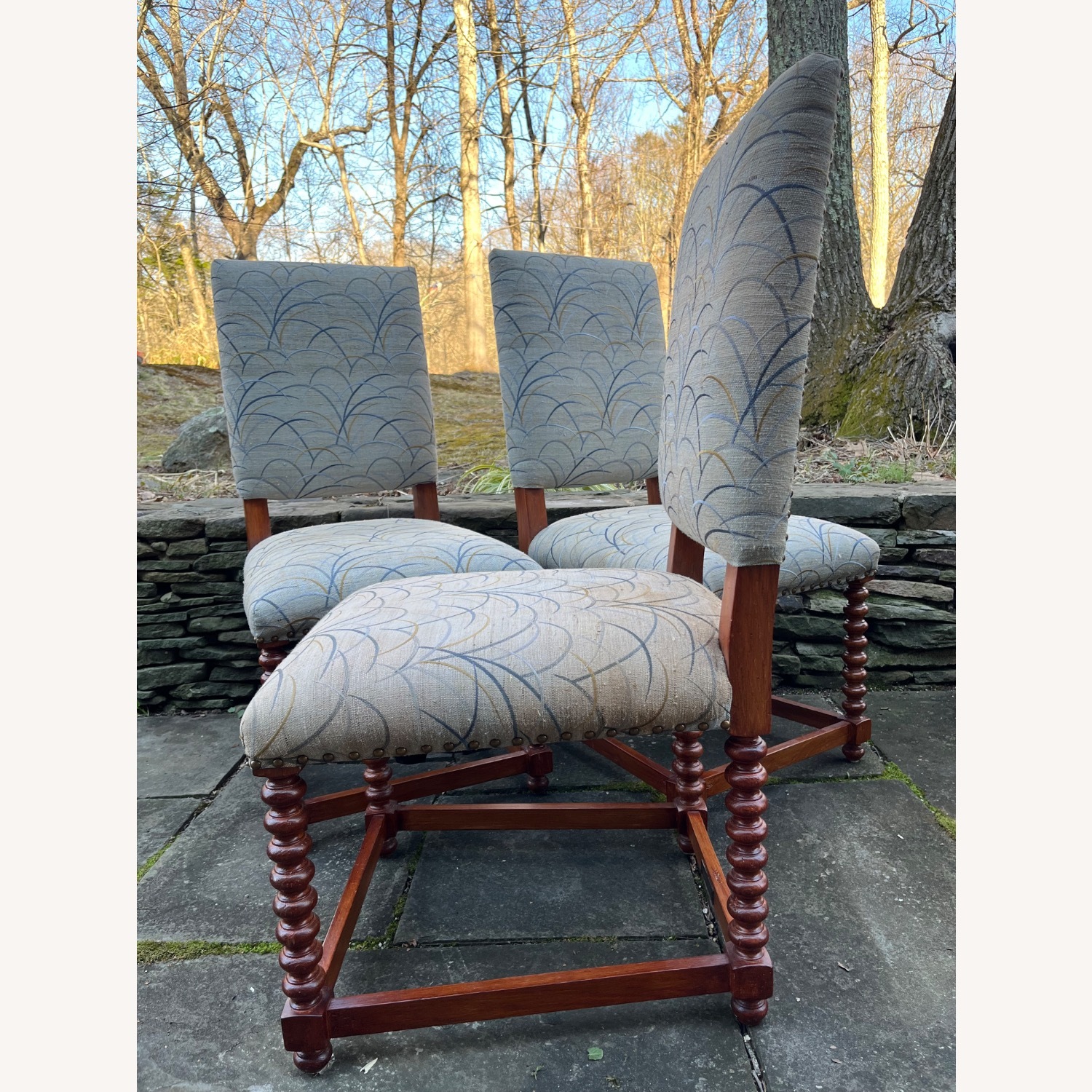 Dining Chairs - Century with Barley Twist Legs S/4 - image-11
