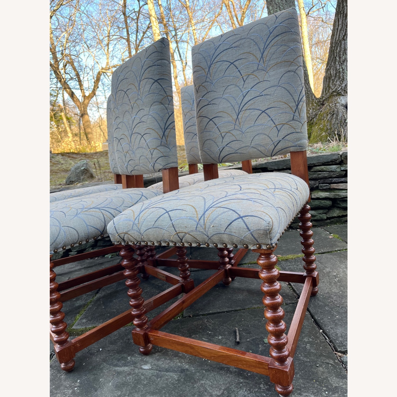 Dining Chairs - Century with Barley Twist Legs S/4 - image-4