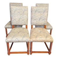 Dining Chairs - Century with Barley Twist Legs S/4
