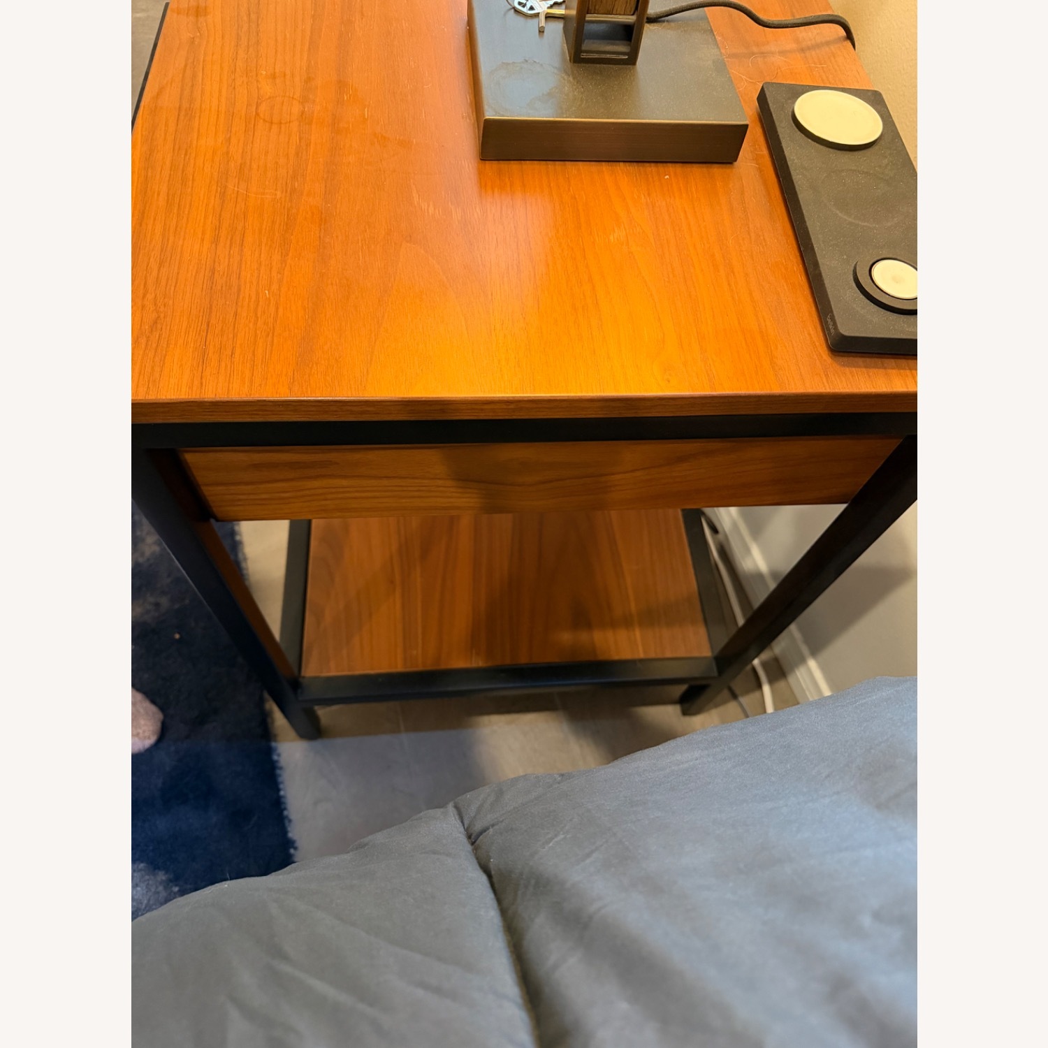 Crate & Barrel James Light Brown Nightstands - image-4