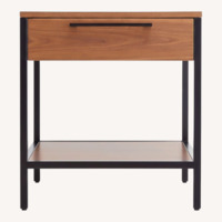 Crate & Barrel James Light Brown Nightstands
