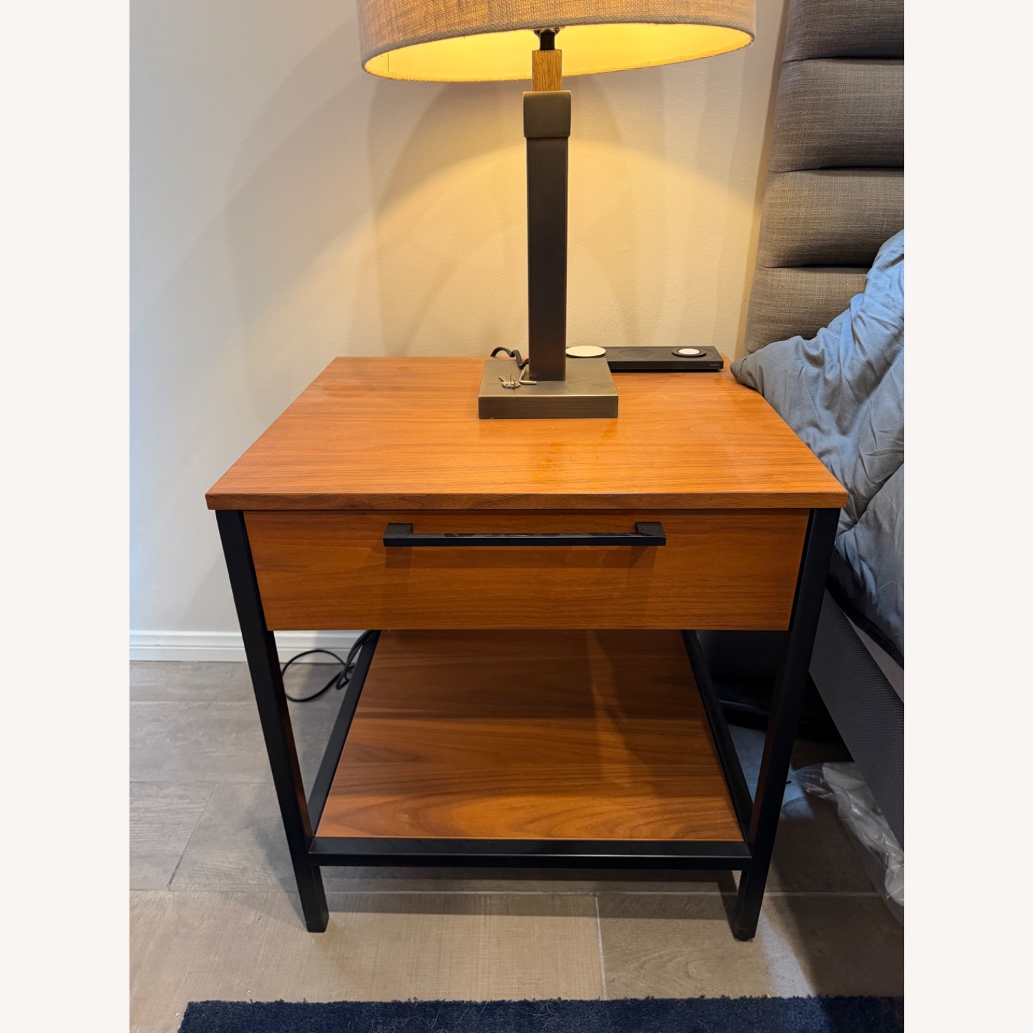 Crate & Barrel James Light Brown Nightstands - image-2