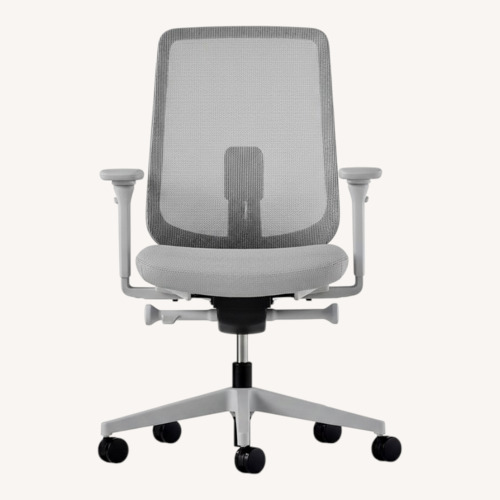 Used Herman Miller Light Gray Fabric Office Chair for sale on AptDeco