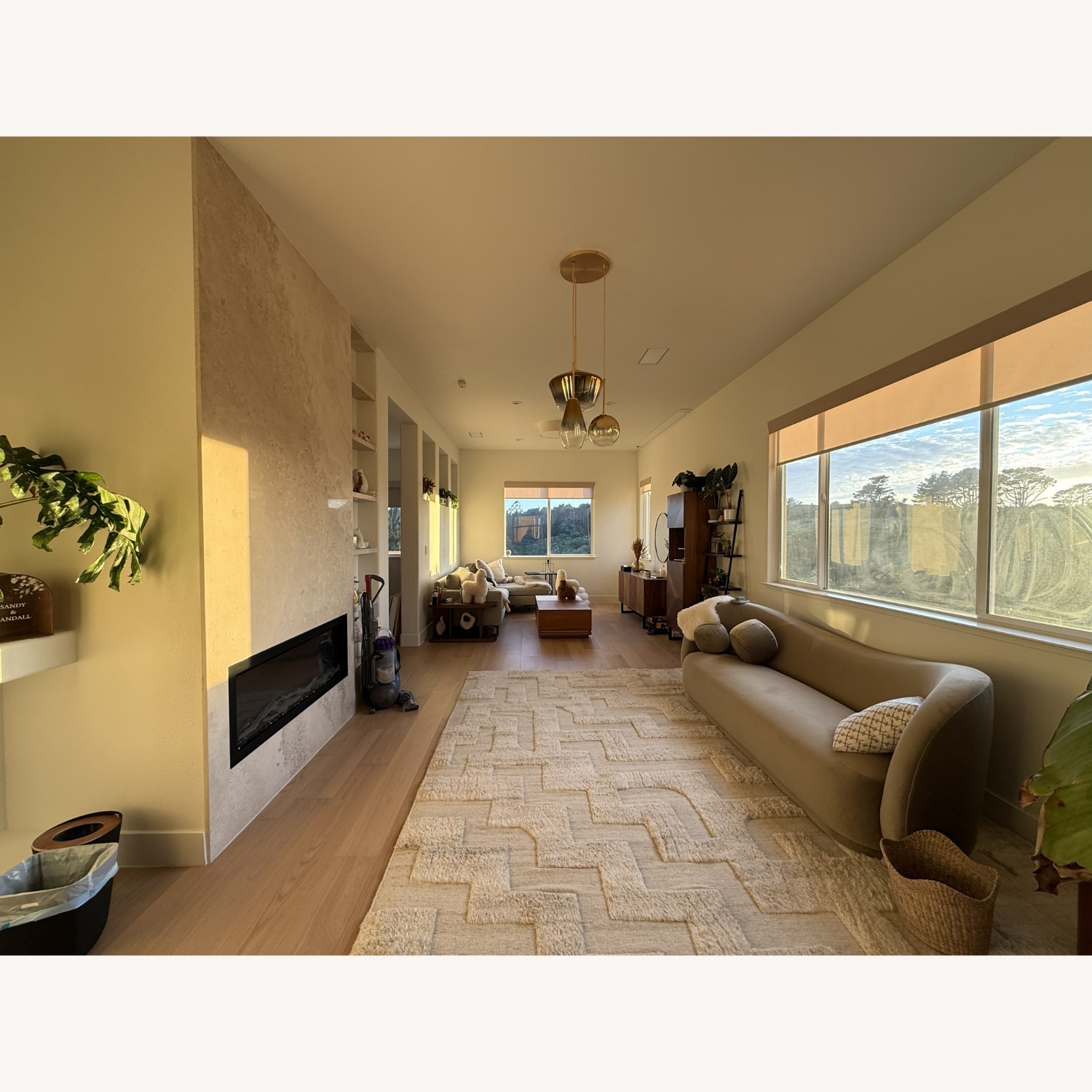 Nordic Knots Shag Cream Wool Area Rug 9' x 12' - image-2