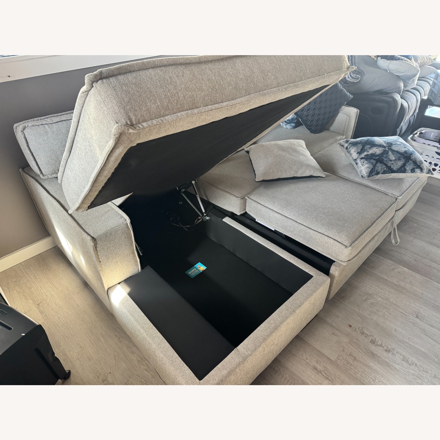 Bob's Discount Furniture Playmax 2 Piece Sectional - image-4