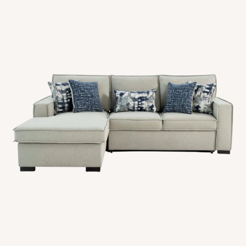 Used Bob's Discount Furniture Playmax 2 Piece Sectional for sale on AptDeco