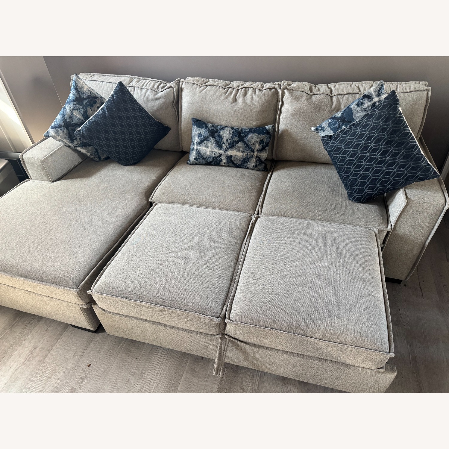 Bob's Discount Furniture Playmax 2 Piece Sectional - image-5