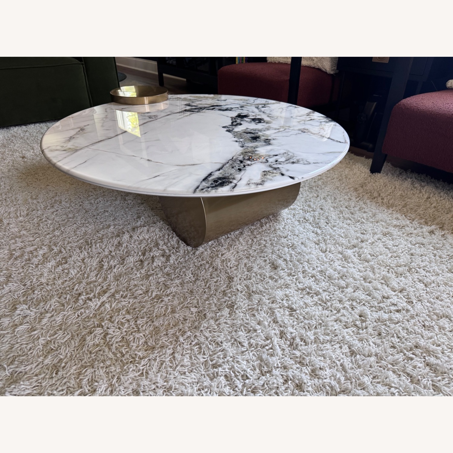 Wayfair Modern Marble Effect Coffee Table - image-5