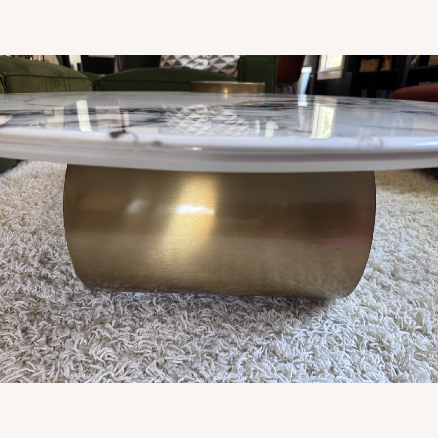 Wayfair Modern Marble Effect Coffee Table - image-4