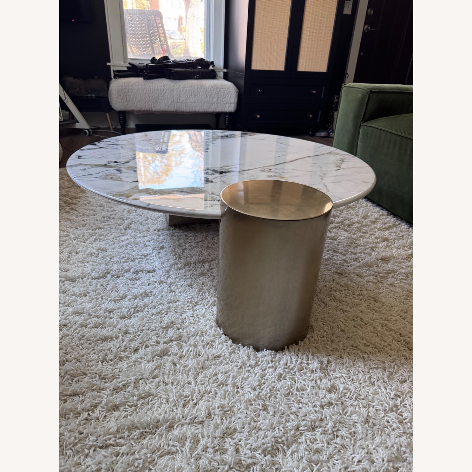 Wayfair Modern Marble Effect Coffee Table - image-3