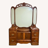 Bassett Dark Brown Wood Armoire