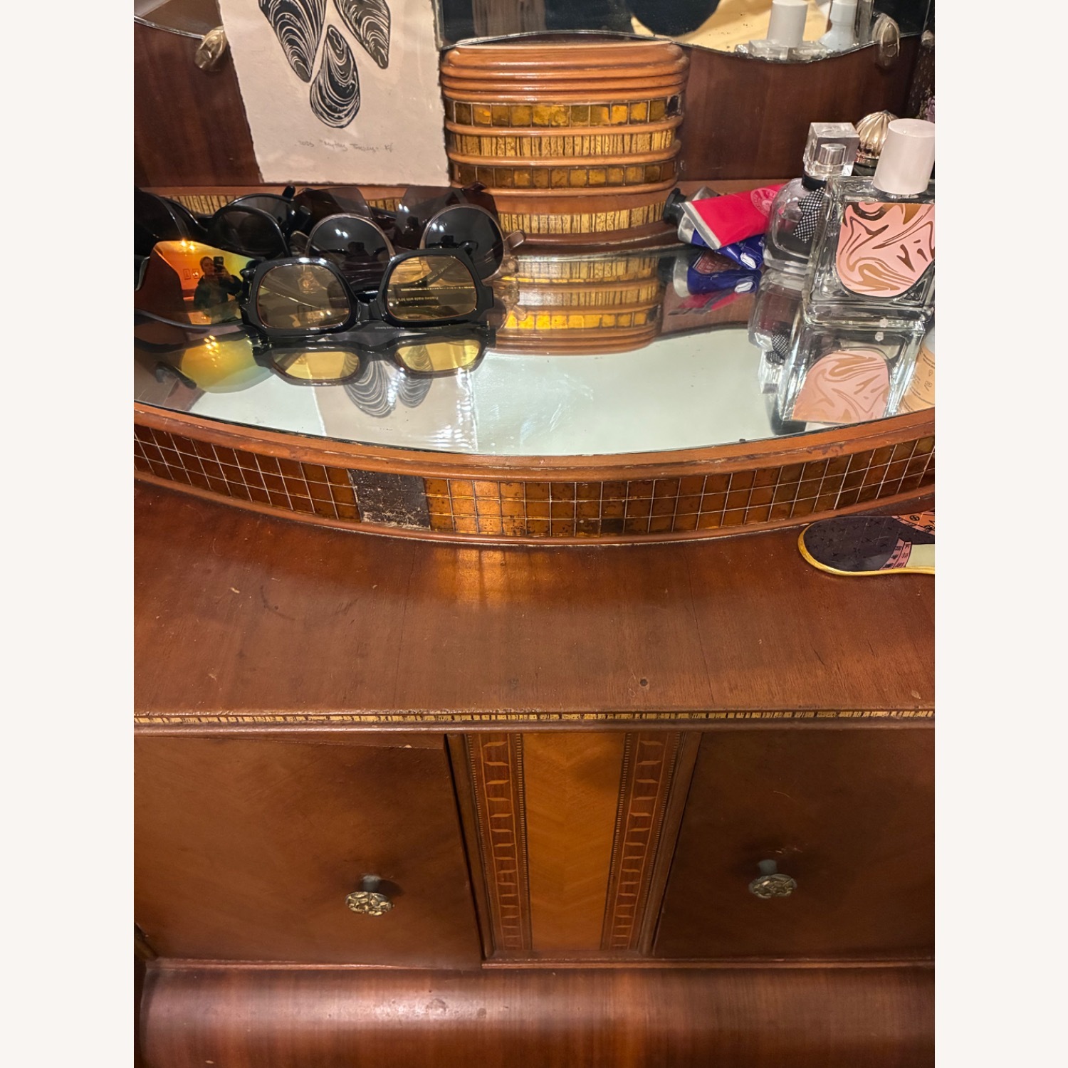 Bassett Dark Brown Wood Armoire - image-4