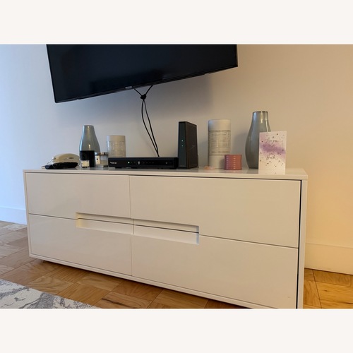 Used CB2 White Media Storage for sale on AptDeco