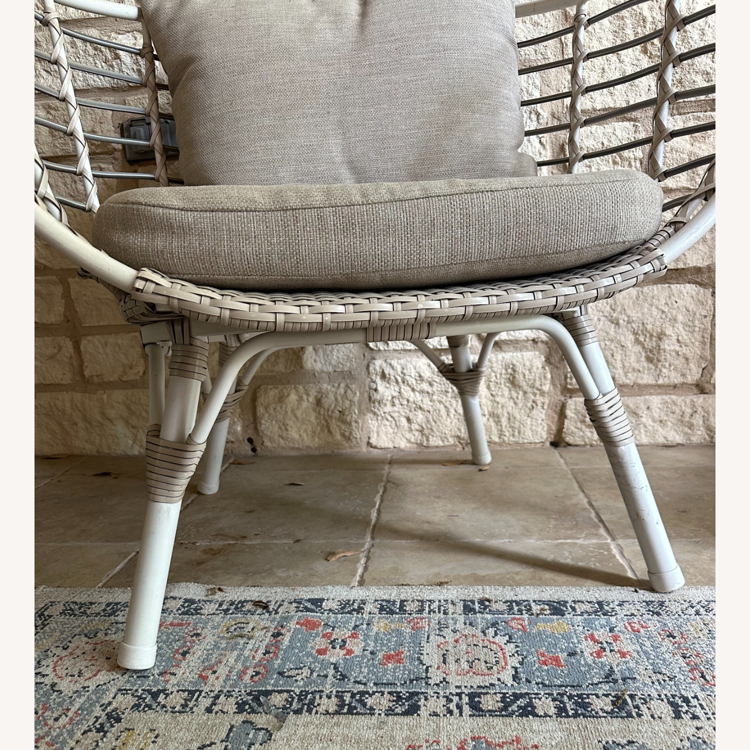 Light Gray Patio Seat Set - image-2