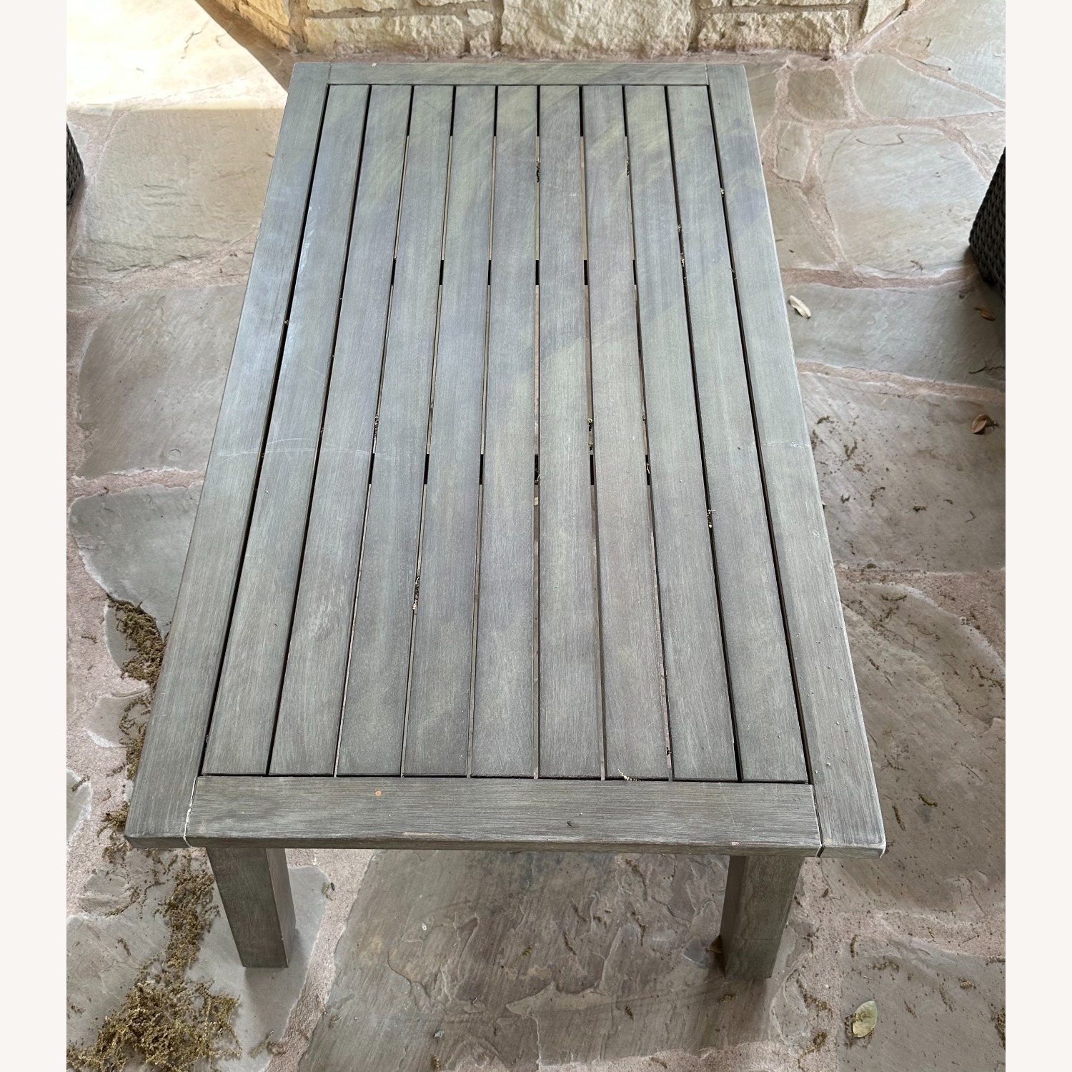 Natural Wood Patio Table - image-1