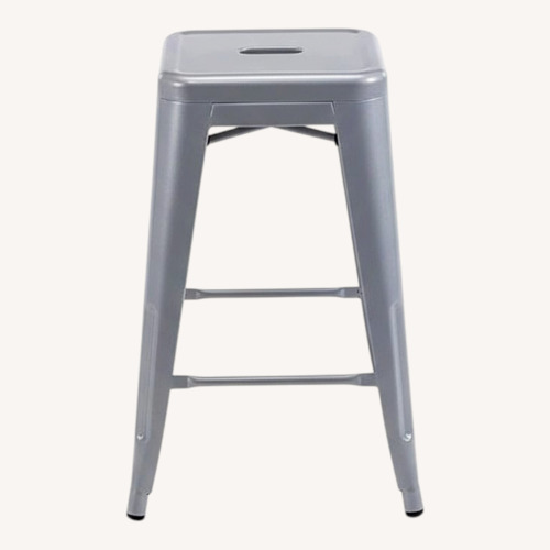 Used Vogue Furniture 24” Gray Barstools for sale on AptDeco