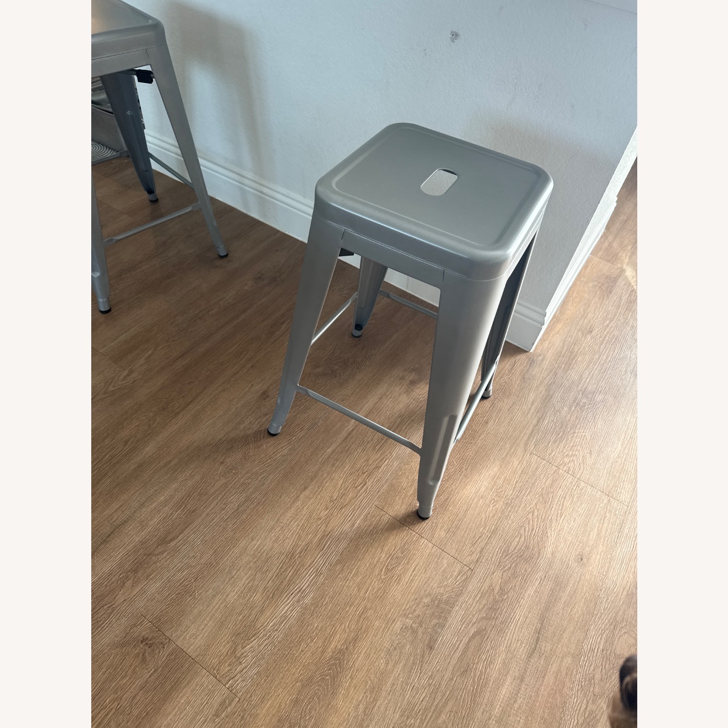 Vogue Furniture 24” Gray Barstools - image-2