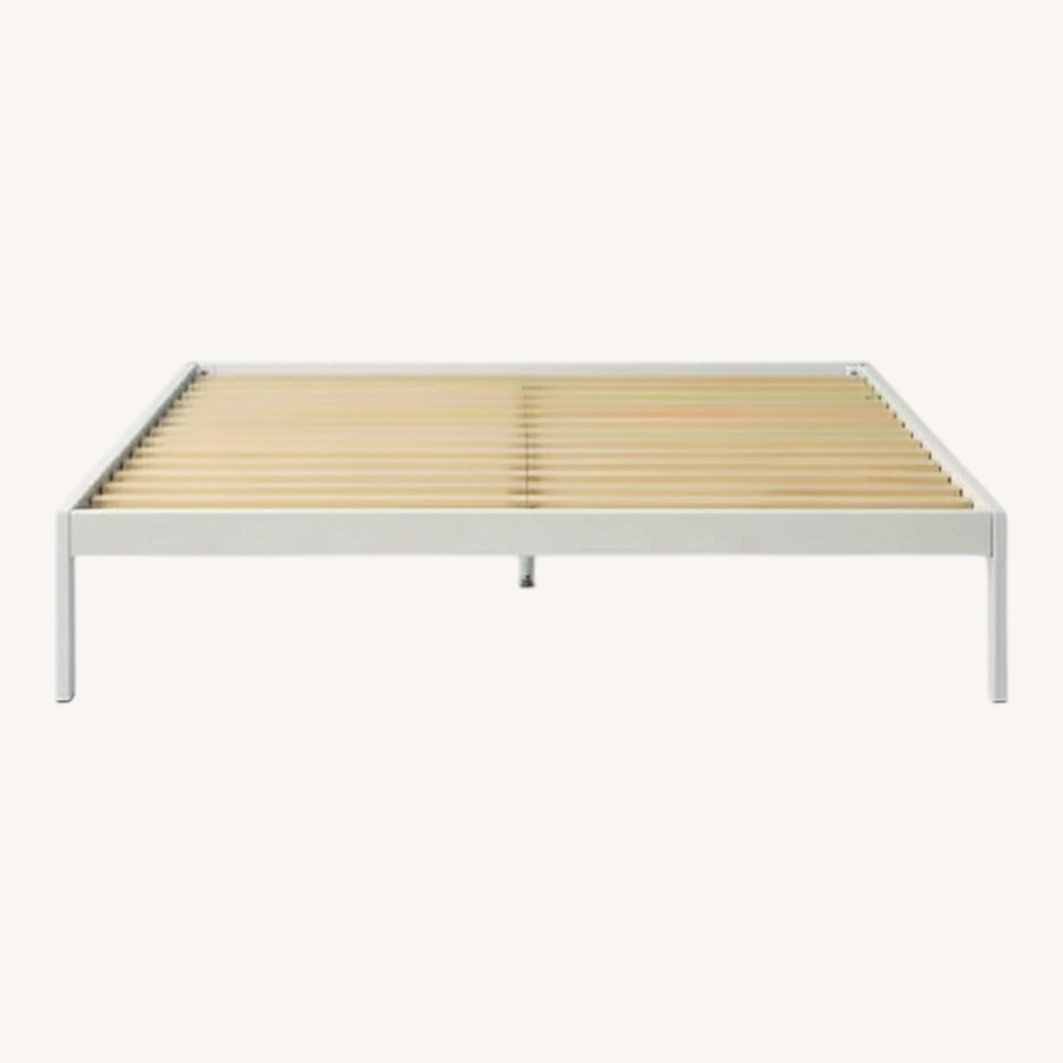 Tuft & Needle Steel White King Size Bed Frame - image-0