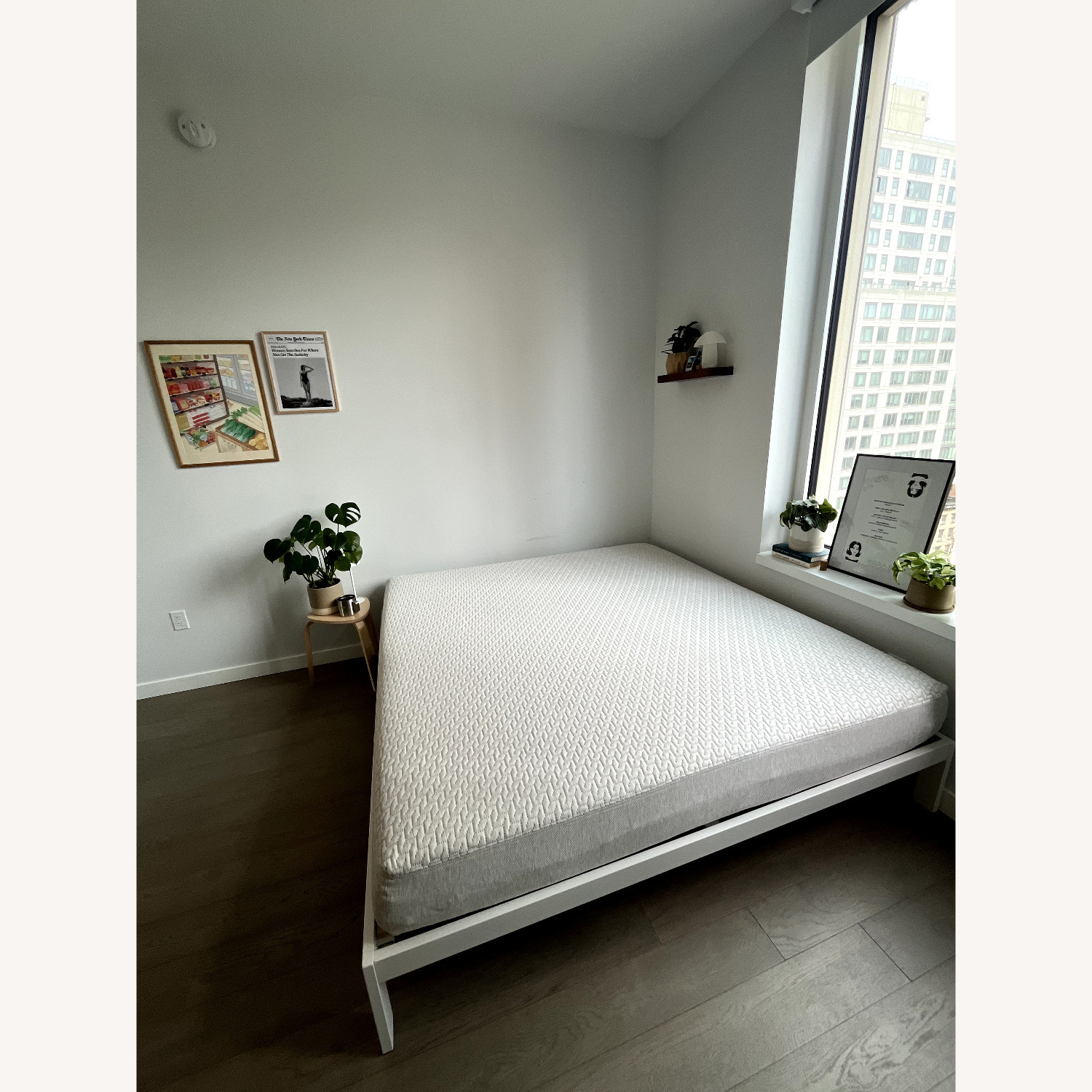 Tuft & Needle Steel White King Size Bed Frame - image-2