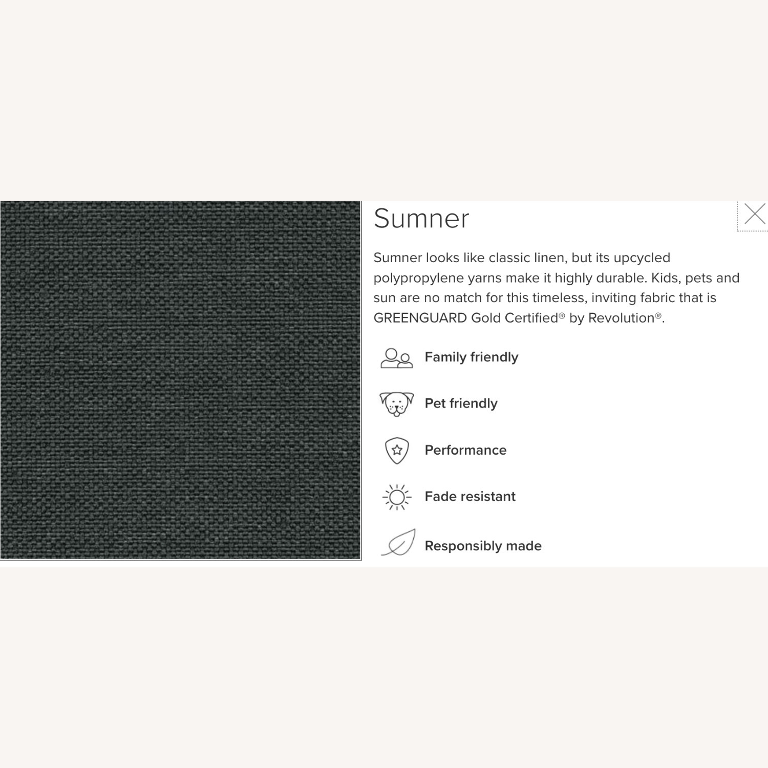 Room & Board Blue 3+ Seater Sofa - image-6