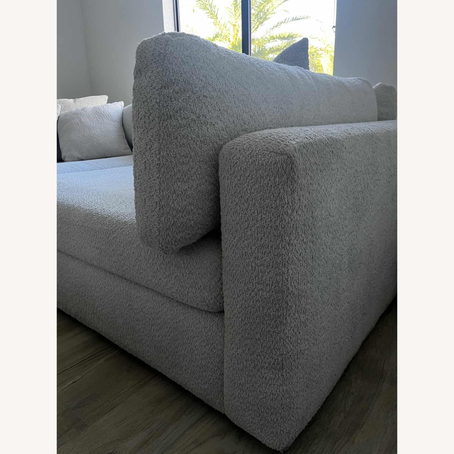 Light Gray Fabric 2 Piece Sectional - image-4