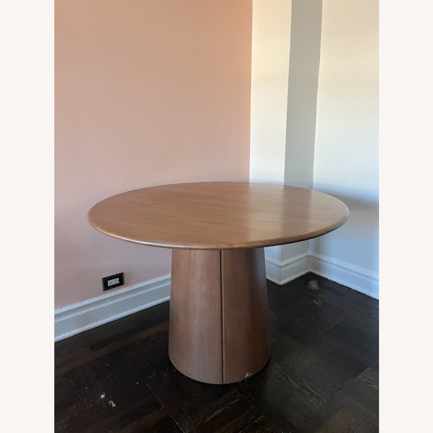 West Elm Anton Solid Wood Round Pedestal Dining Table - image-2