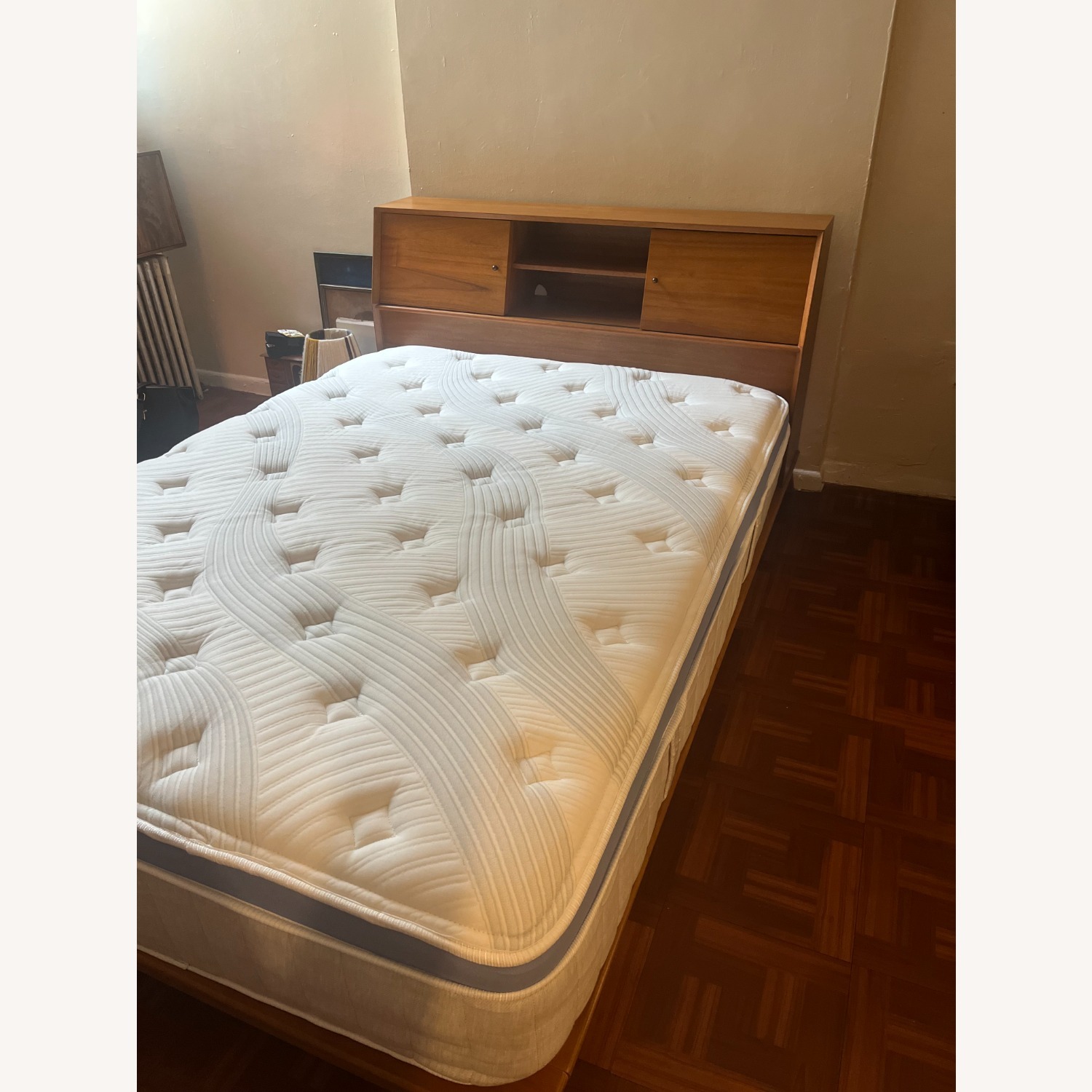 West Elm Natural Wood Full Bed - image-3