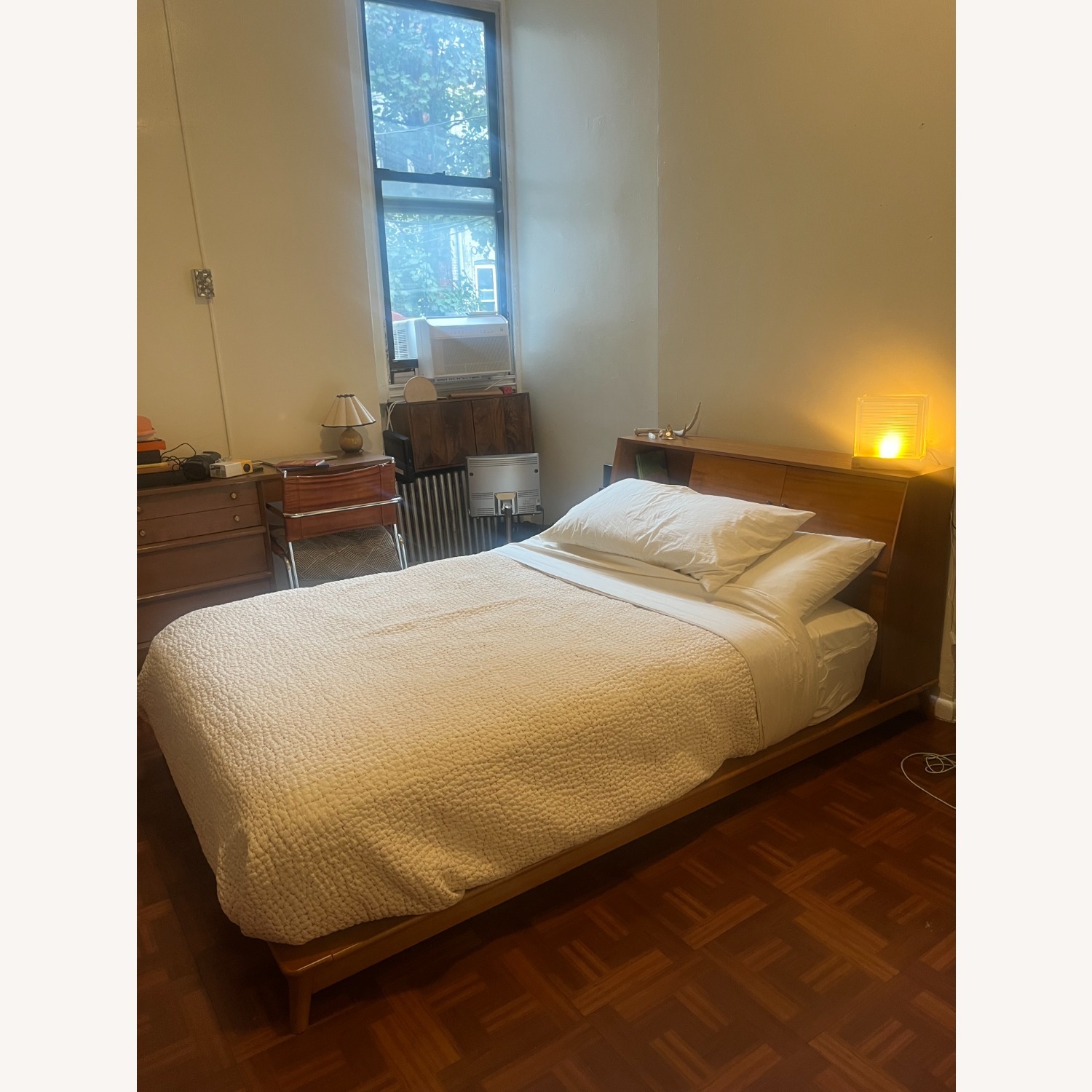 West Elm Natural Wood Full Bed - image-2