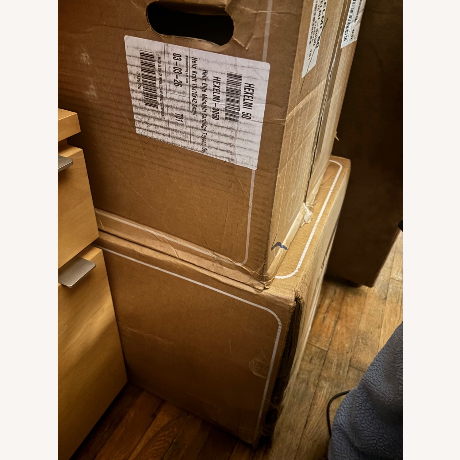 Helix Elite Midnight Black Queen Bed - image-2