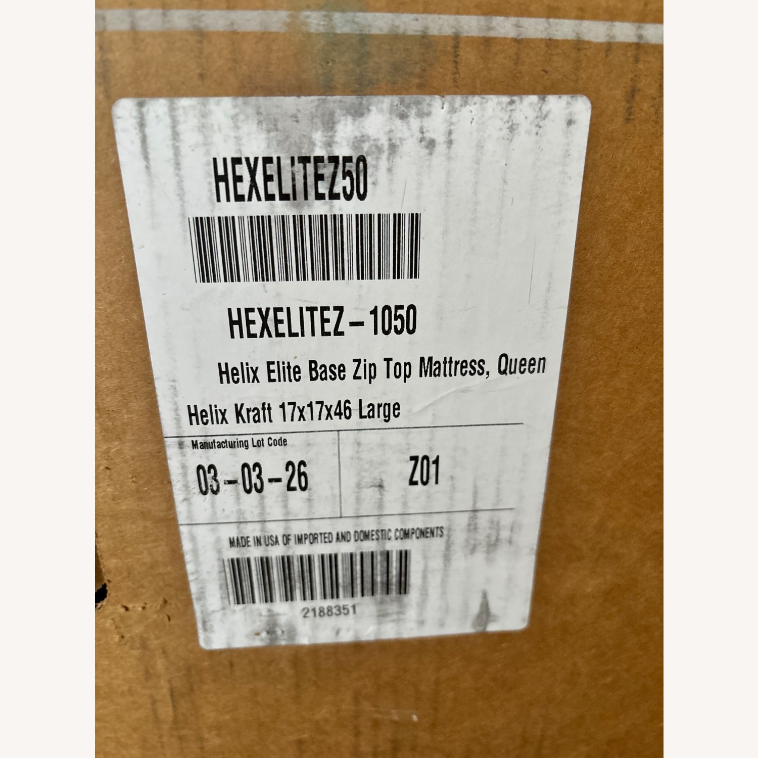 Helix Elite Midnight Black Queen Bed - image-3