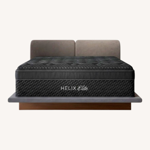Used Helix Elite Midnight Black Queen Bed for sale on AptDeco