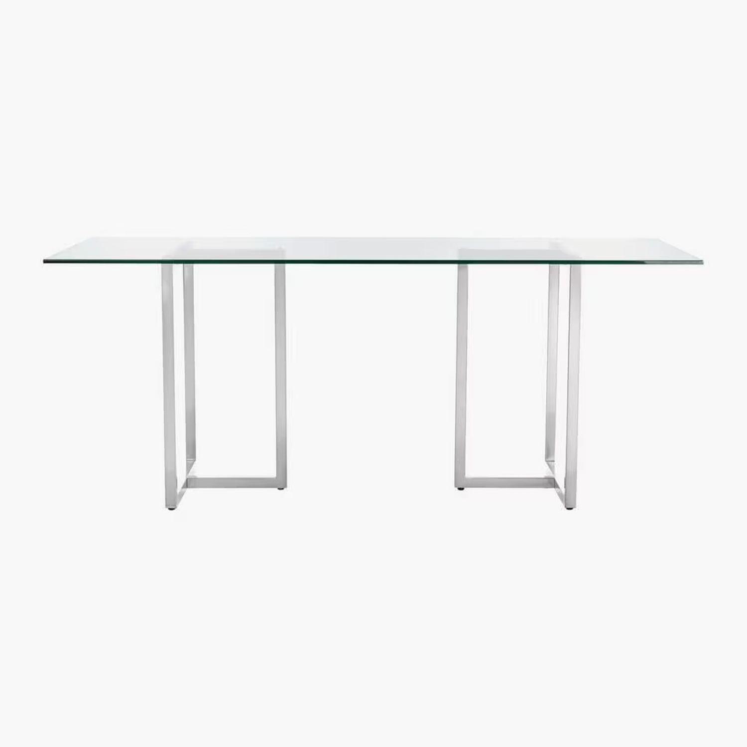 CB2 Silverado 80" Dining Table with Chrome Legs - image-10