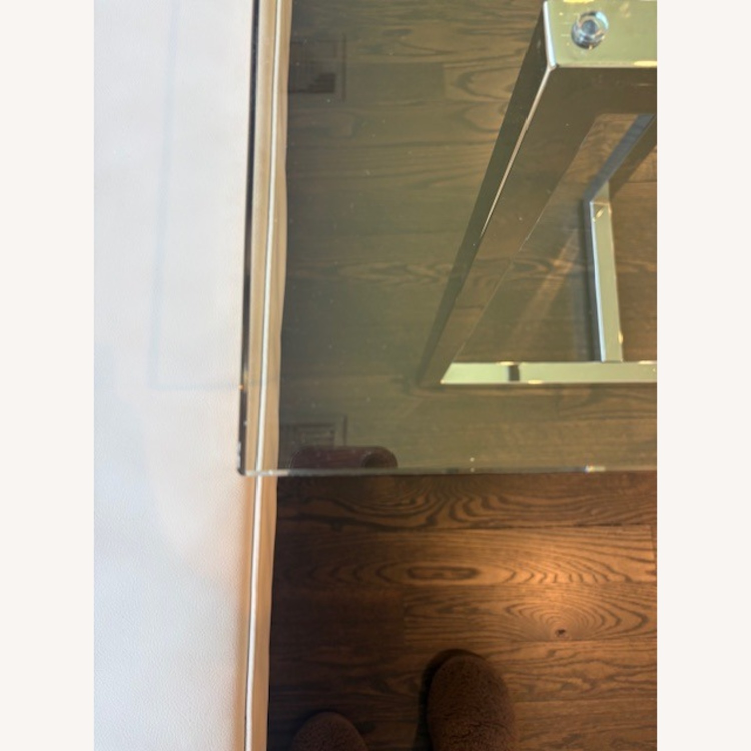 CB2 Silverado 80" Dining Table with Chrome Legs - image-2