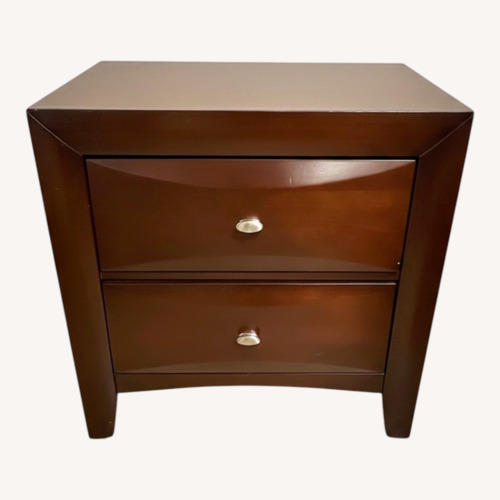 Used Vintage/Antique Dark Brown Wood Side Tables for sale on AptDeco