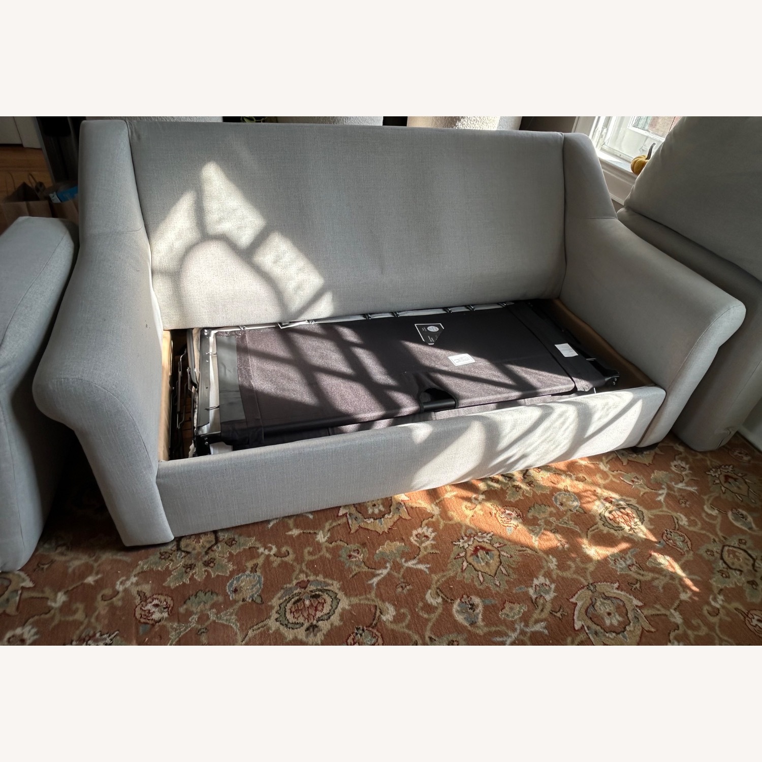 Light Gray Sleeper Sofa - image-4