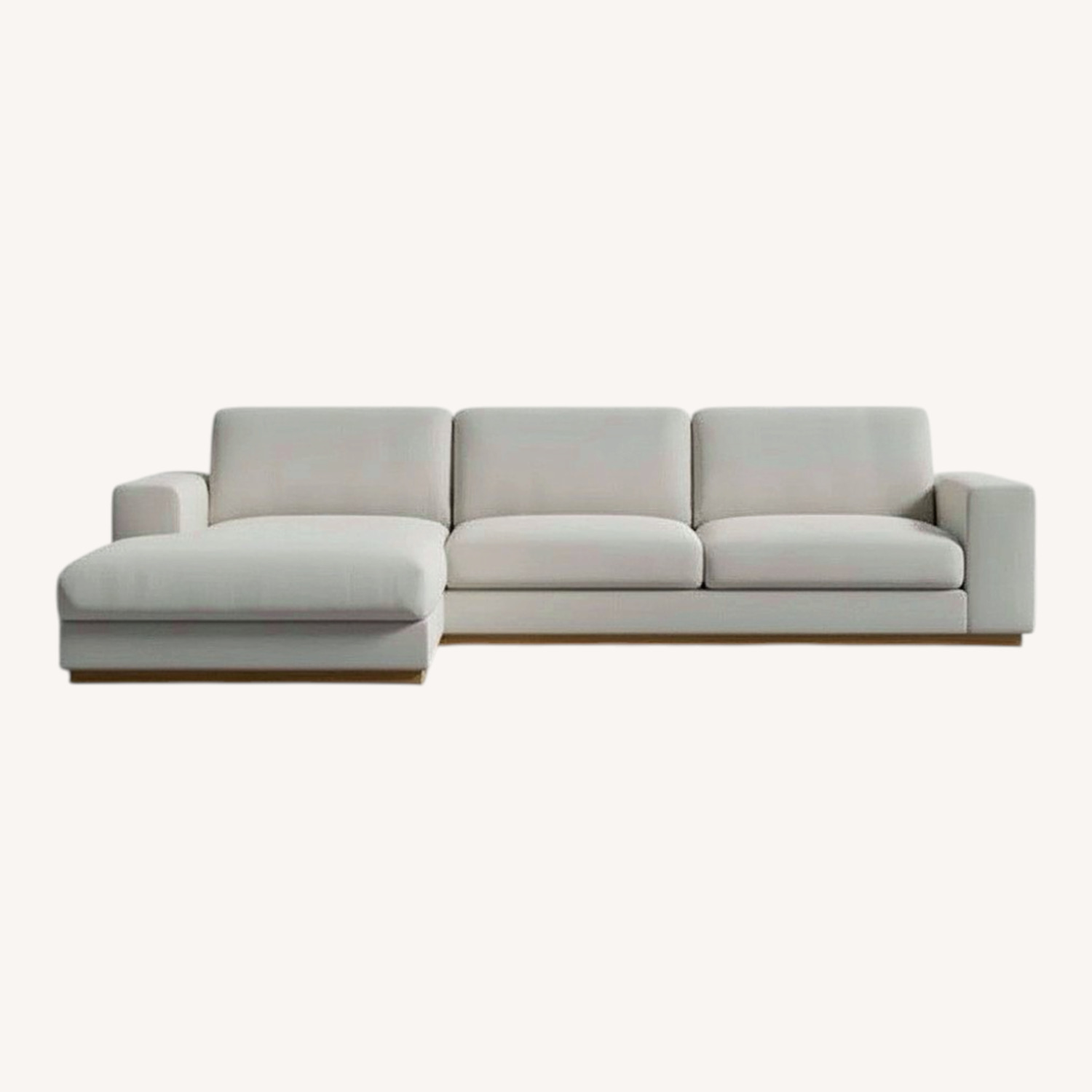 Rove Concepts Noah Natural Fabric 3+ Piece Sectional - image-0