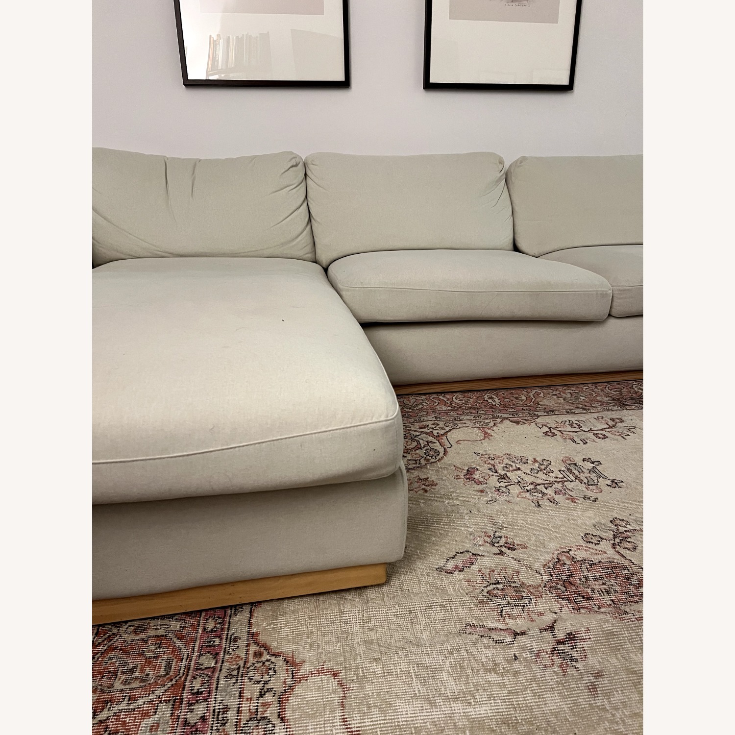 Rove Concepts Noah Natural Fabric 3+ Piece Sectional - image-5