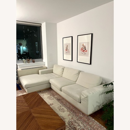 Used Rove Concepts Noah Natural Fabric 3+ Piece Sectional for sale on AptDeco