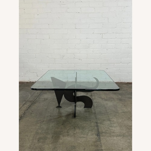 Used Vintage Glass Pucci De Rossi signed coffee table for sale on AptDeco