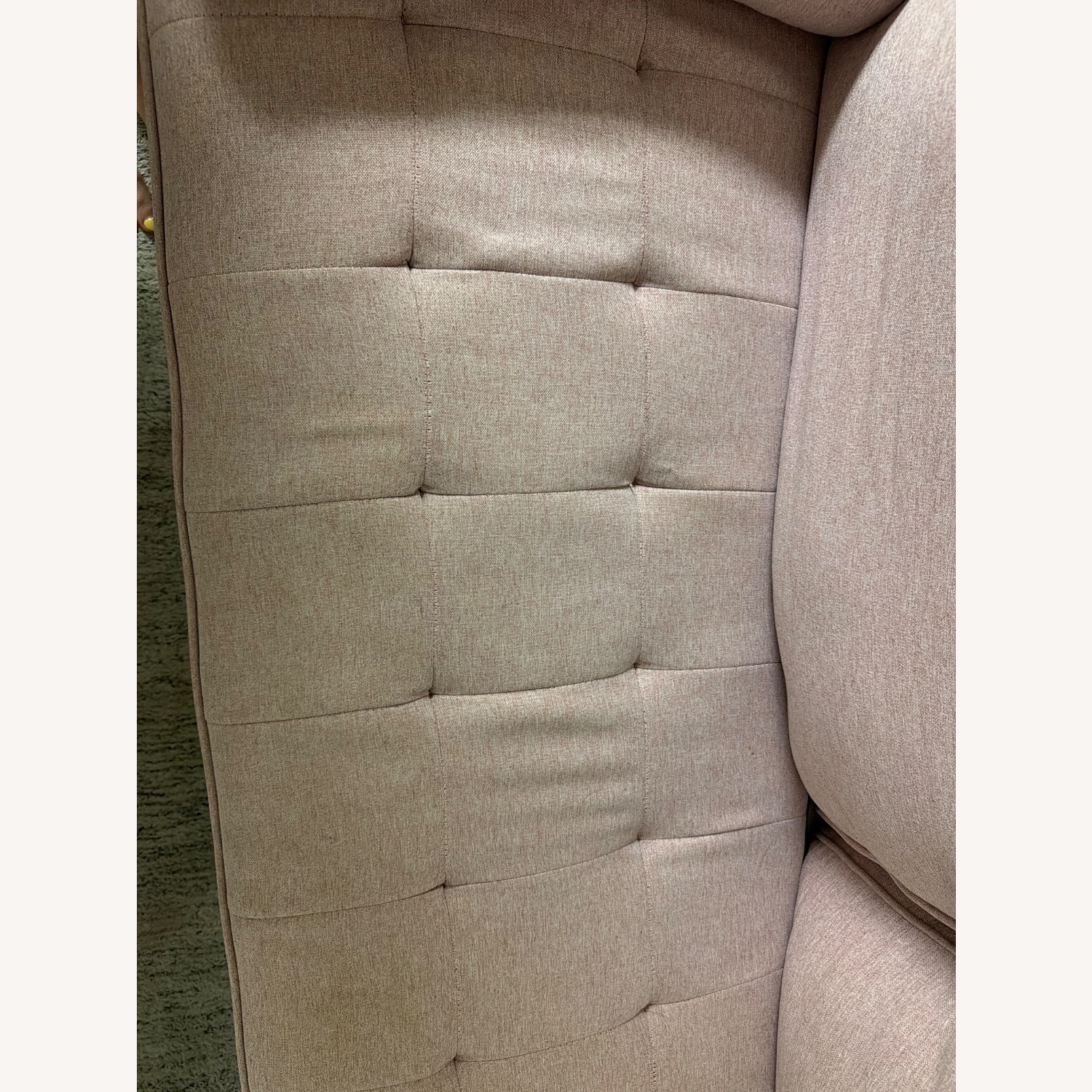 Amazon Koorlian Pink Fabric Loveseat - image-4