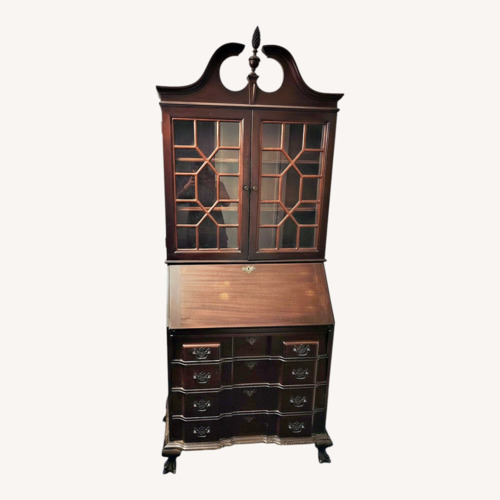 Used Vintage/Antique Cherry Mahogany Wood Chest for sale on AptDeco