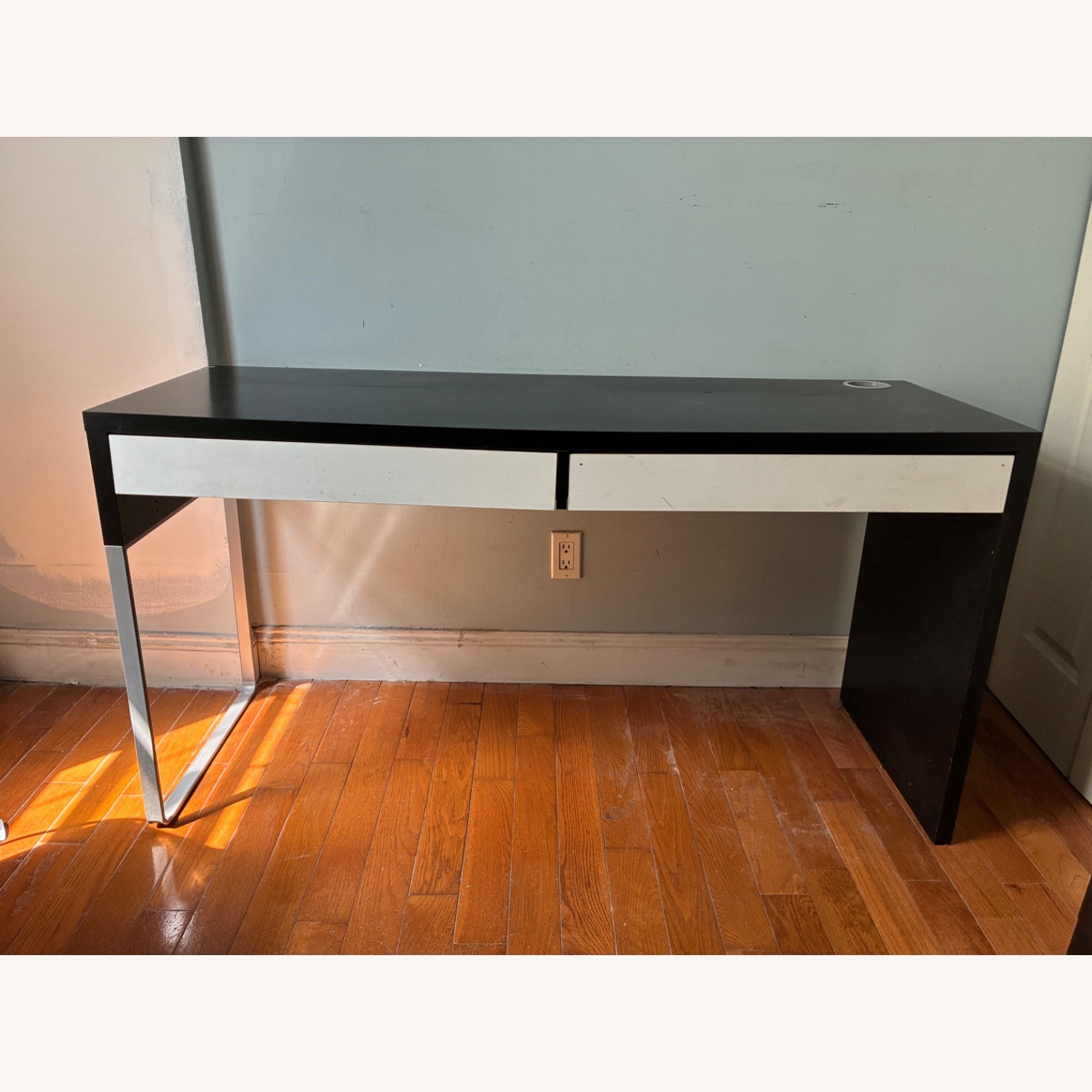 IKEA MICKE Desk (Black & White) - image-2