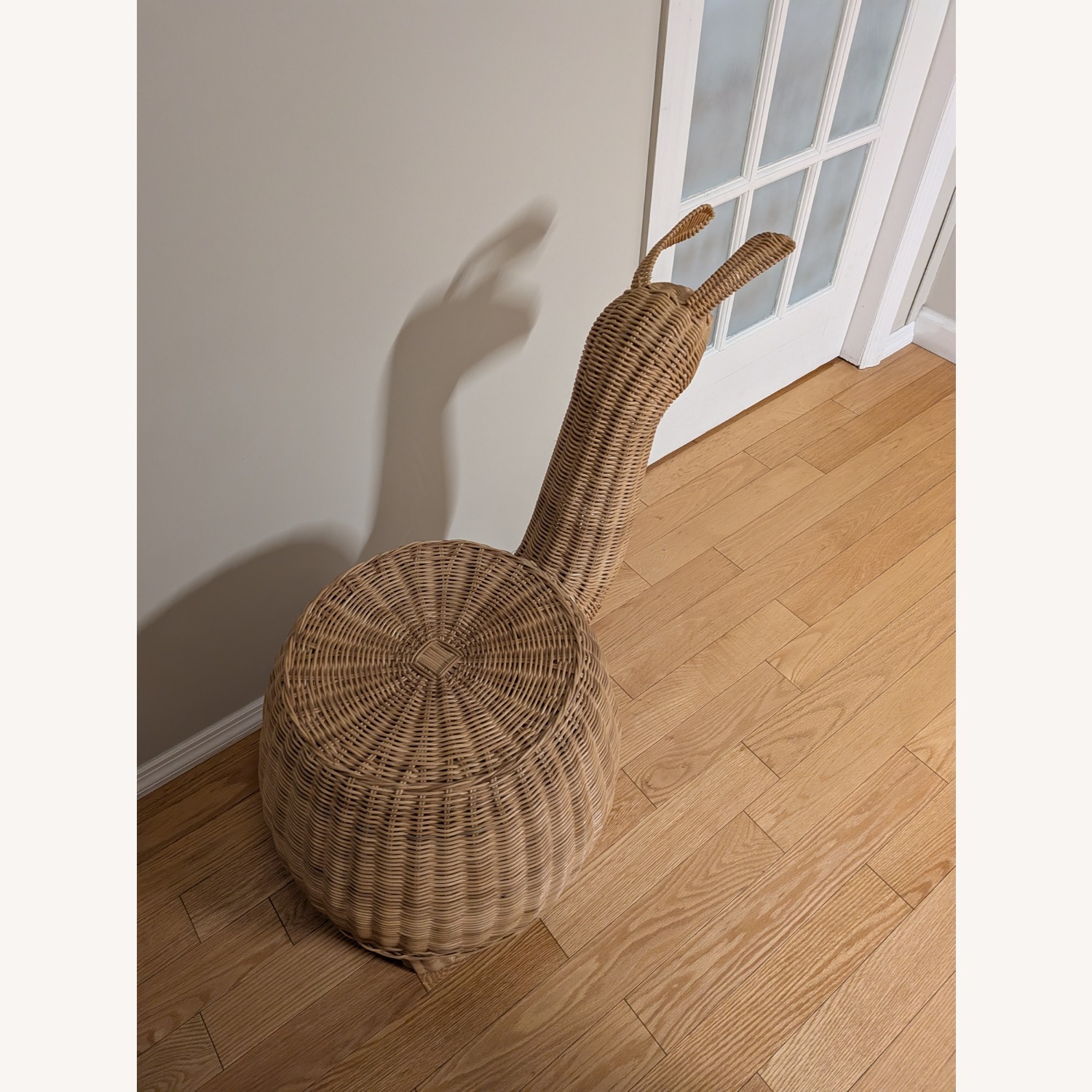 Llama Rattan Side Table - image-2