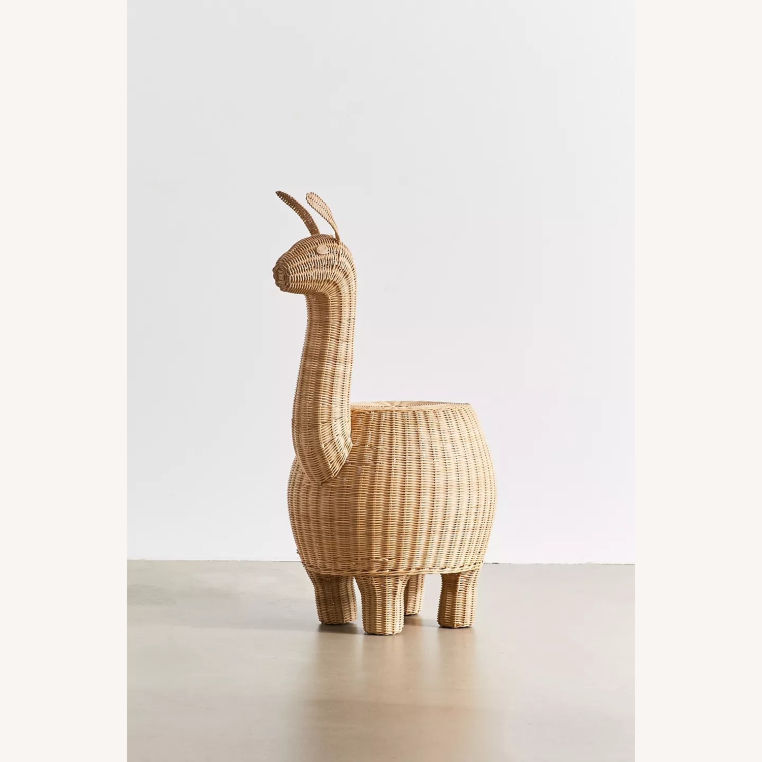 Llama Rattan Side Table - image-4